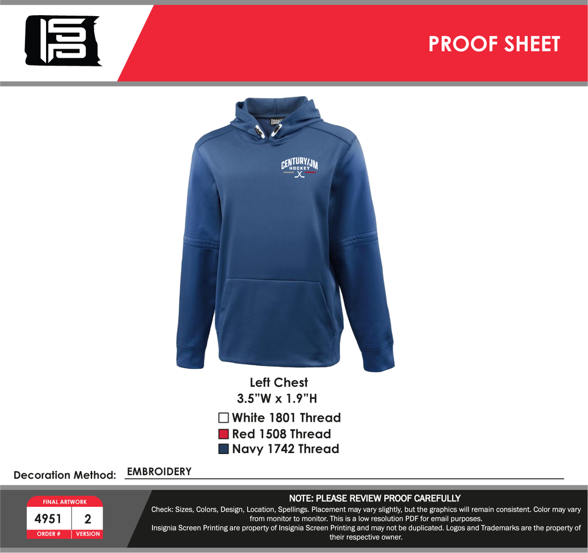 Concept Hoodie - Century/JM Hockey mockup
