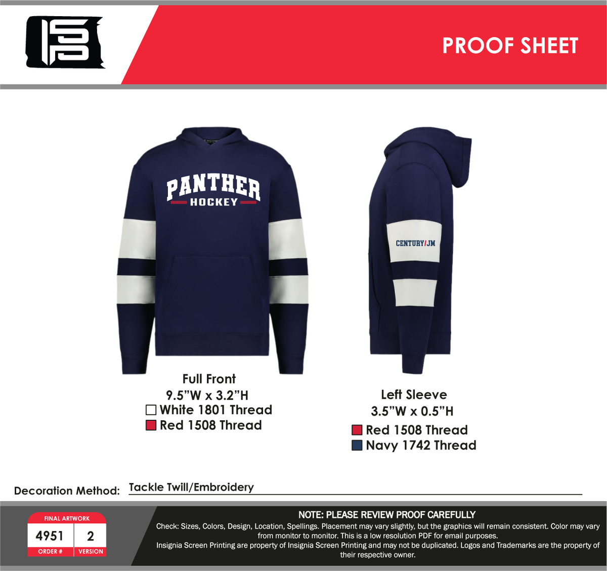 Youth Jackson Way Hoodie - Panthers mockup